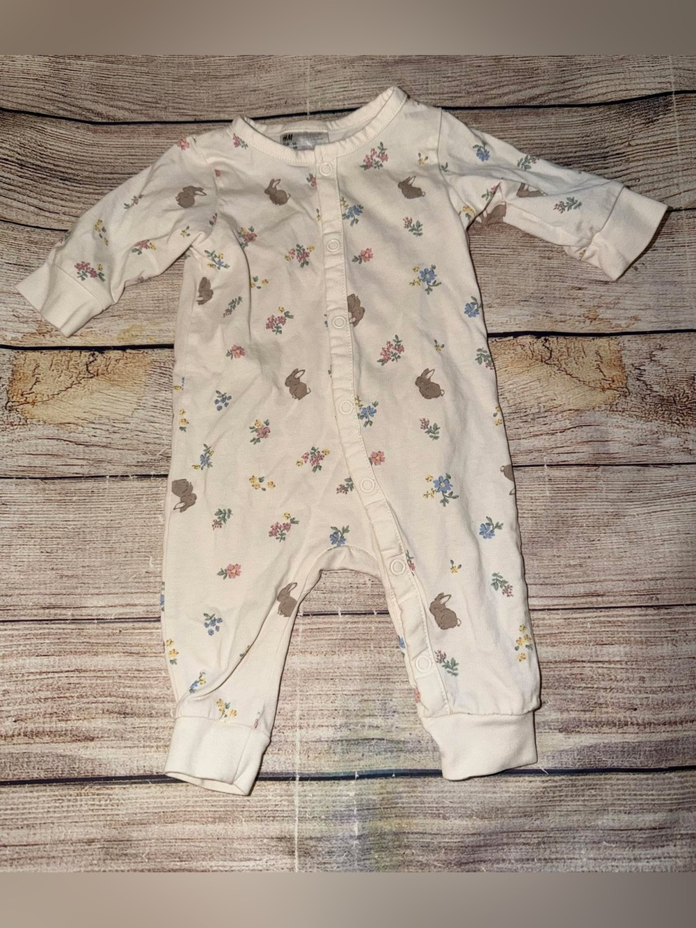 H&M bunnies sleeper one piece size NB